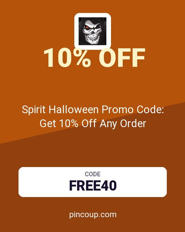 SpiritHalloween.com coupon: Spirit Halloween Promo Code: Get 10% Off Any Order