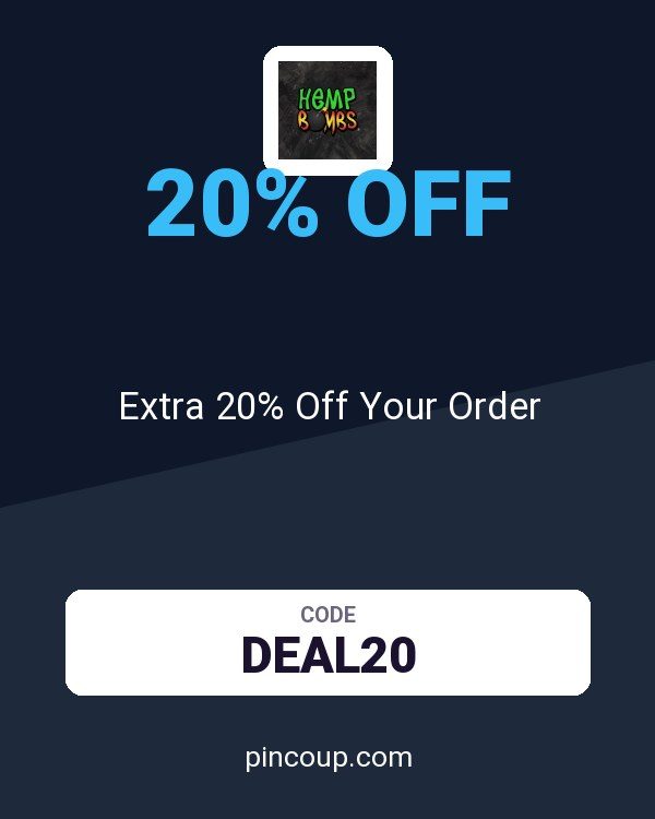 Hemp Bombs coupon: Extra 20% Off Your Order