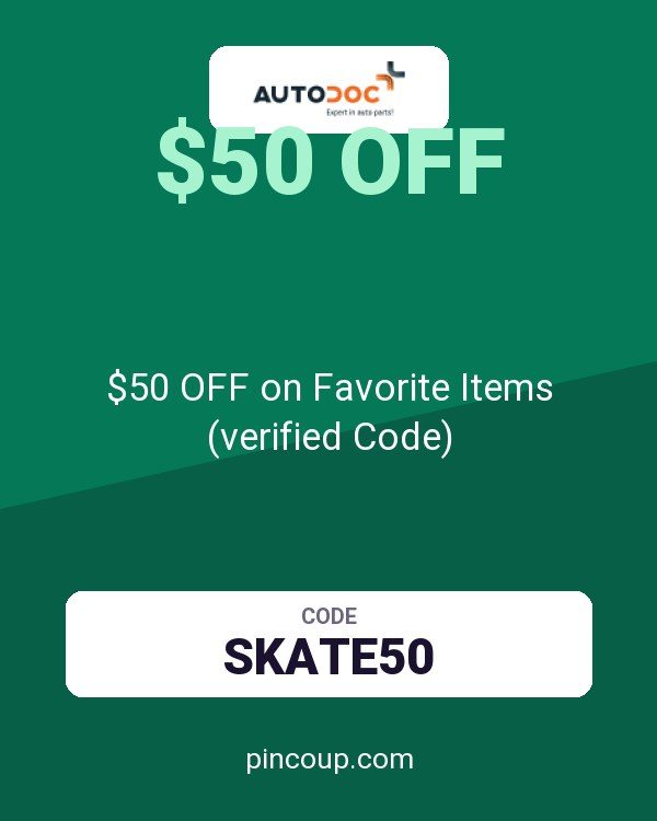 Autodoc coupon: $50 OFF on Favorite Items (verified Code)