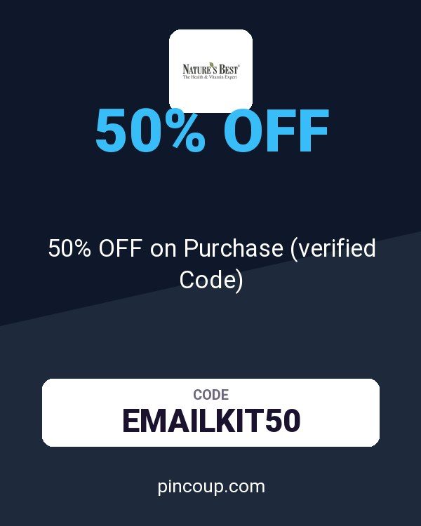 Nature's Best coupon: 50% OFF on Purchase (verified Code)