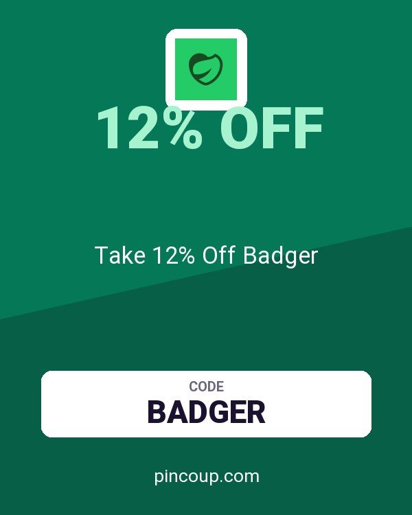 NHC Vitamins coupon: Take 12% Off Badger