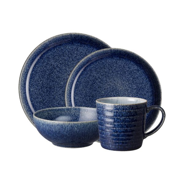 Studio Blue Cobalt 4 Piece Dinnerware Set at Denby (US & CA)