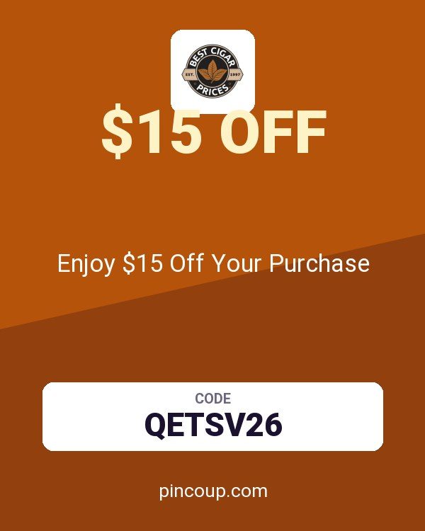 Best Cigar Prices coupon: Enjoy $15 Off Your Purchase