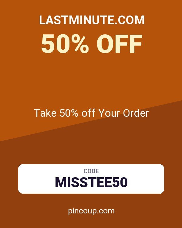 lastminute.com coupon: Take 50% off Your Order