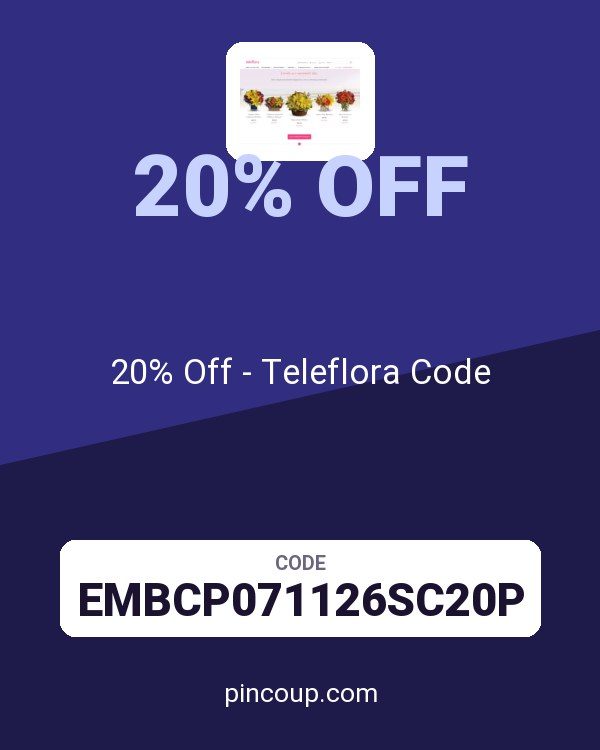20% Off - Teleflora Code