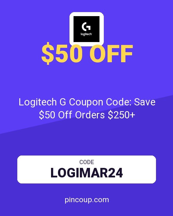 Logitech G Coupon Code: Save $50 Off Orders $250+