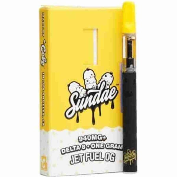 Cake Sundae Jet Fuel OG 1g Delta 8 Disposable at D8 Super Store