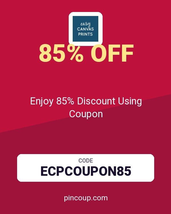 Easy Canvas Prints: Enjoy 85% Discount Using Coupon