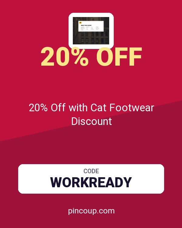 Wolverine World Wide, Inc. coupon: 20% Off with Cat Footwear Discount