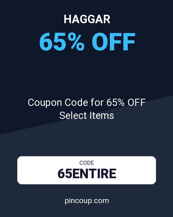 Haggar: Coupon Code for 65% OFF Select Items