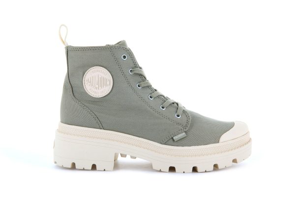 Palladiumboots Womens Pallabase Twill Dune High Top Boot