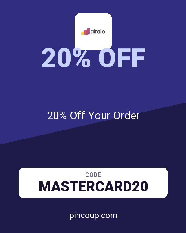Airalo coupon: 20% Off Your Order