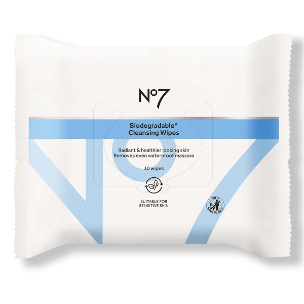 No7 Biodegradable Cleansing Wipes 30 Count at No7 Beauty