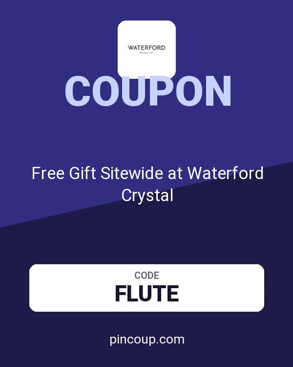 Free Gift Sitewide at Waterford Crystal