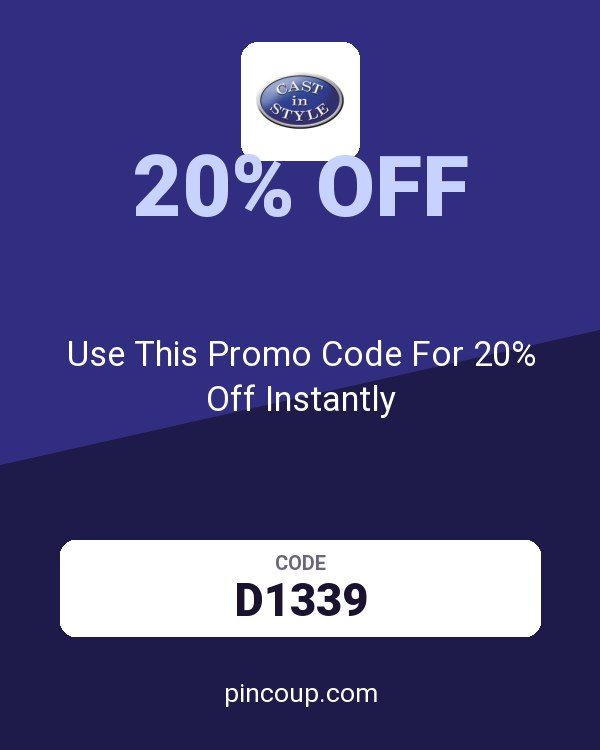 Cast in Style coupon: Use This Promo Code For 20% Off Instantly