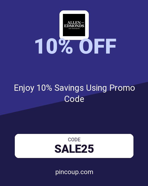 Allen Edmonds coupon: Enjoy 10% Savings Using Promo Code