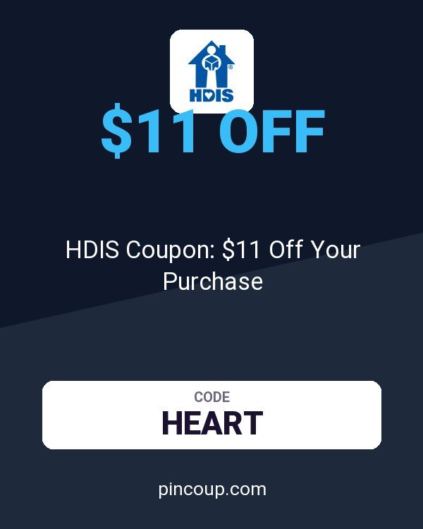 HDIS Coupon: $11 Off Your Purchase