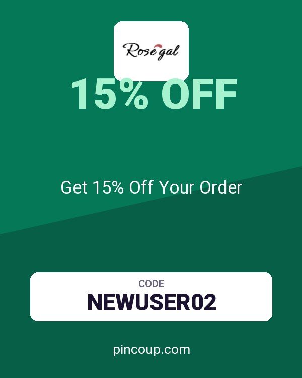 Rosegal coupon: Get 15% Off Your Order