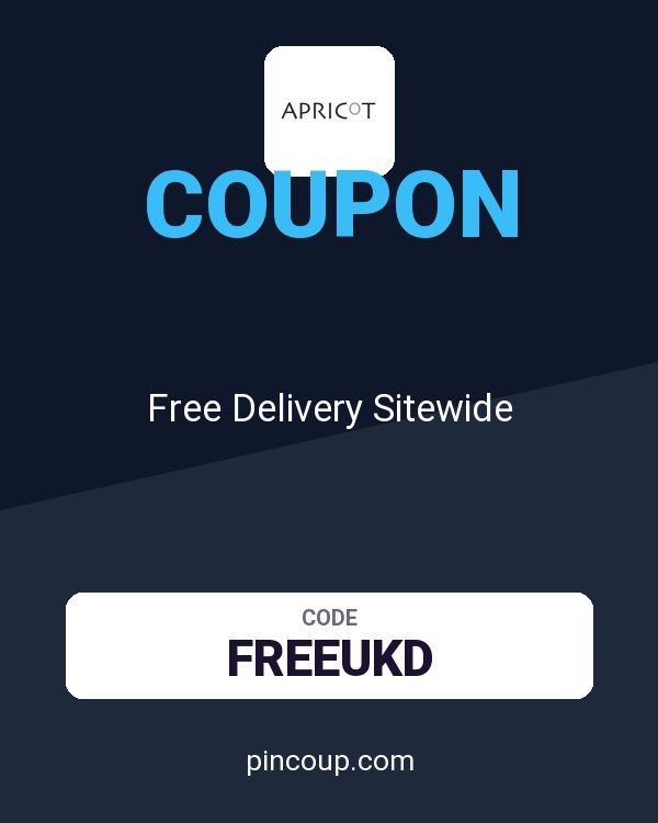 Apricot coupon: Free Delivery Sitewide