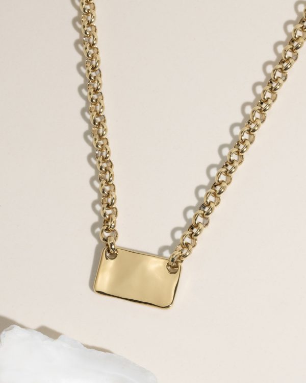 Chunky ID Necklace at James Michelle