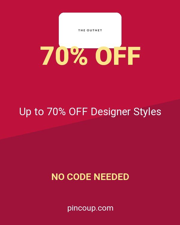 THE OUTNET coupon: Up to 70% OFF Designer Styles