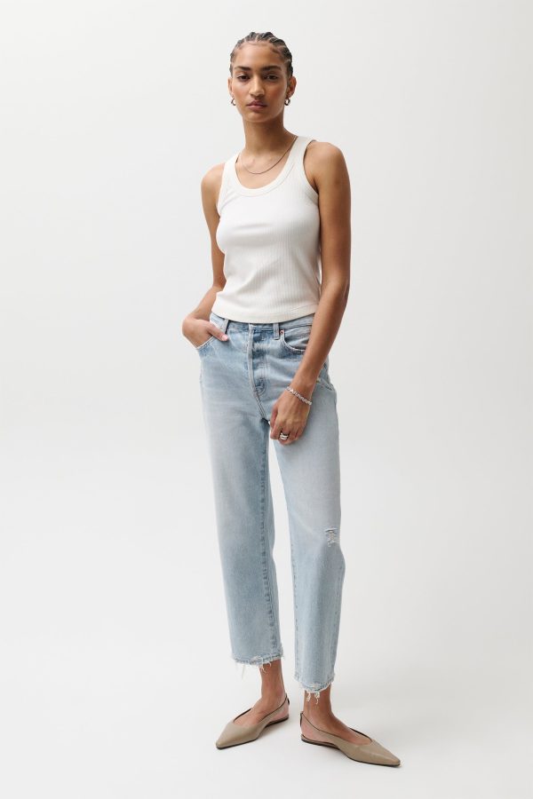 Cassie Super High Rise Straight Jean - Radiant Vintage - RADIANT VINTAGE / 33 at Pistola Denim