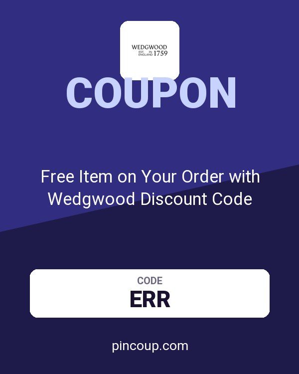 Wedgwood CA coupon: Free Item on Your Order with Wedgwood Discount Code