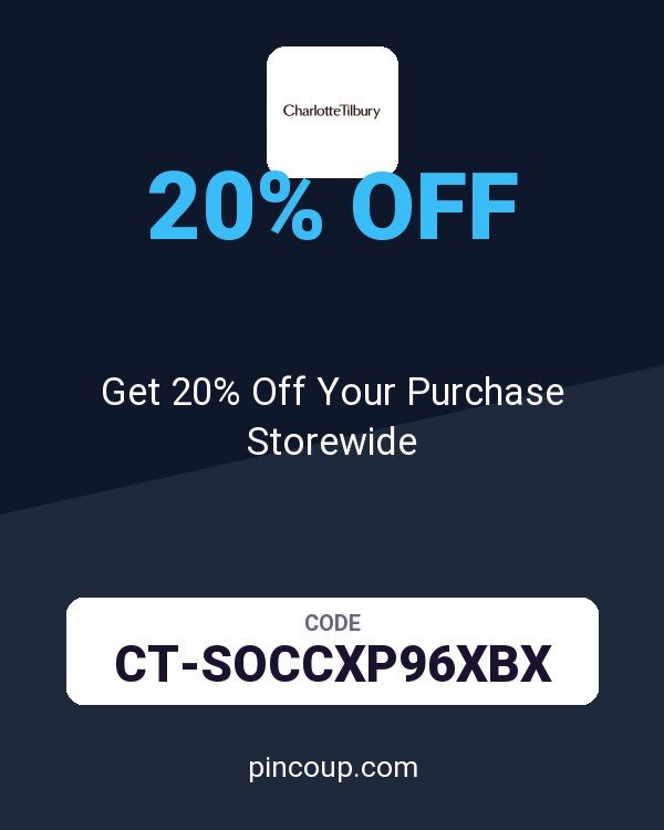 Charlotte Tilbury CA coupon: Get 20% Off Your Purchase Storewide