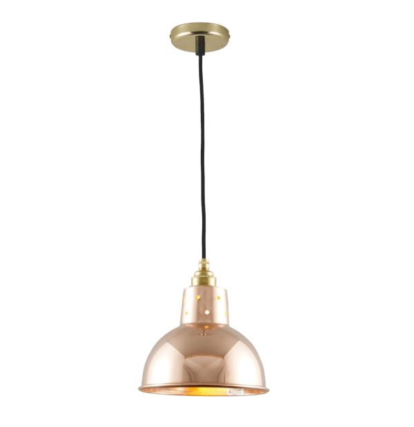 Open Box - Spun Reflector Pendant - Polished Copper at Shop Horne