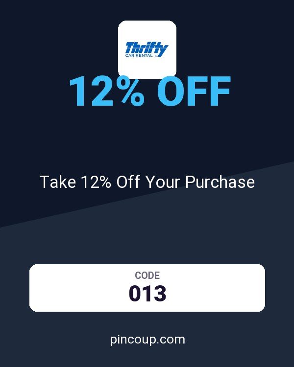 Thrifty Rent-A-Car System, Inc. coupon: Take 12% Off Your Purchase