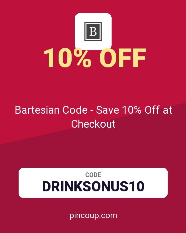 Bartesian Code - Save 10% Off at Checkout