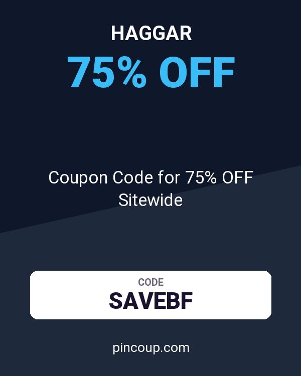 Haggar: Coupon Code for 75% OFF Sitewide
