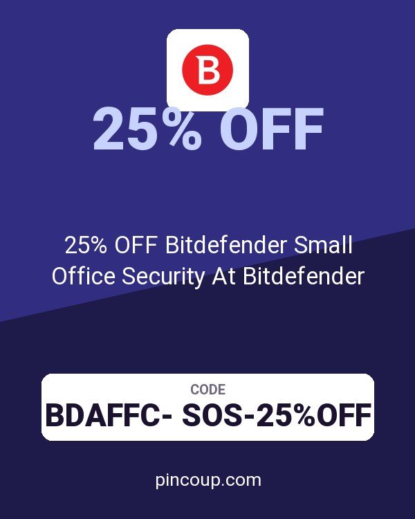 25% OFF Bitdefender Small Office Security At Bitdefender