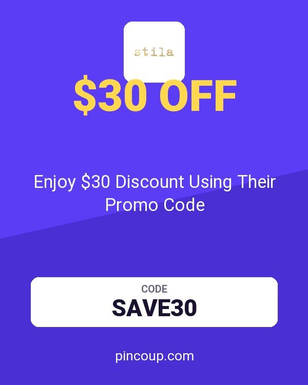 Stila Cosmetics coupon: Enjoy $30 Discount Using Their Promo Code
