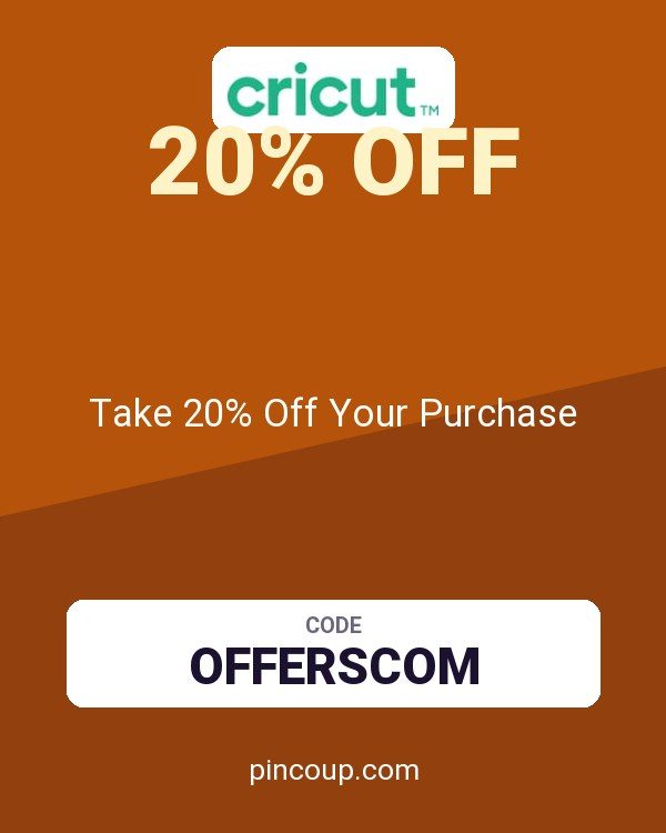 Cricut coupon: Take 20% Off Your Purchase