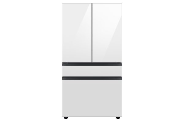 Samsung Bespoke 4-Door French Door in White Glass