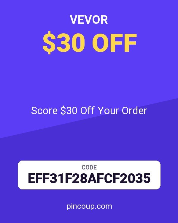 vevor coupon: Score $30 Off Your Order