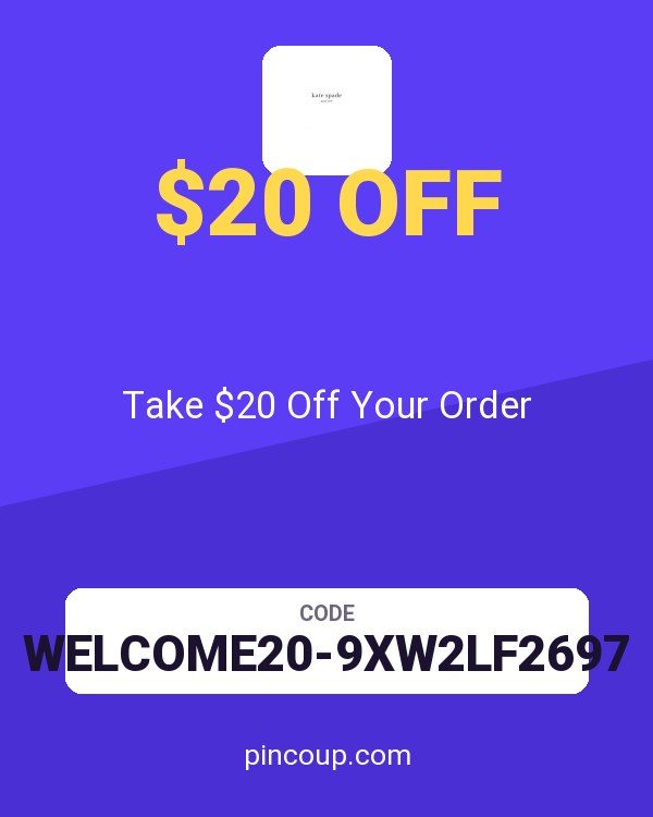 Kate Spade Outlet coupon: Take $20 Off Your Order
