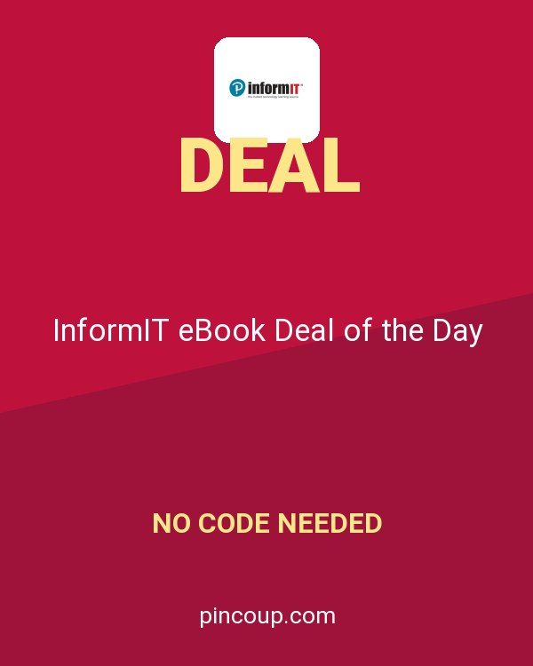 Pearson Education (InformIT) coupon: InformIT eBook Deal of the Day