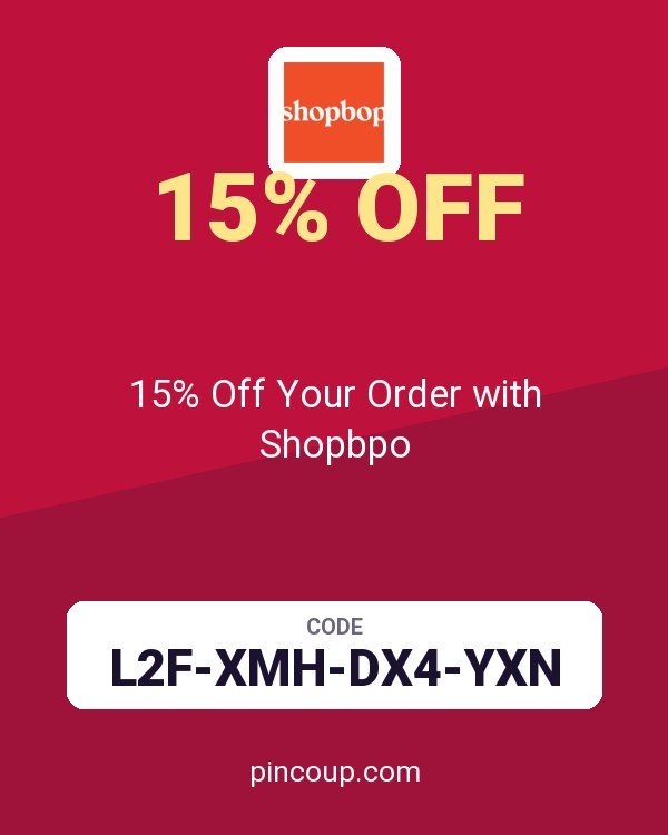 Shopbop coupon: 15% Off Your Order with Shopbpo
