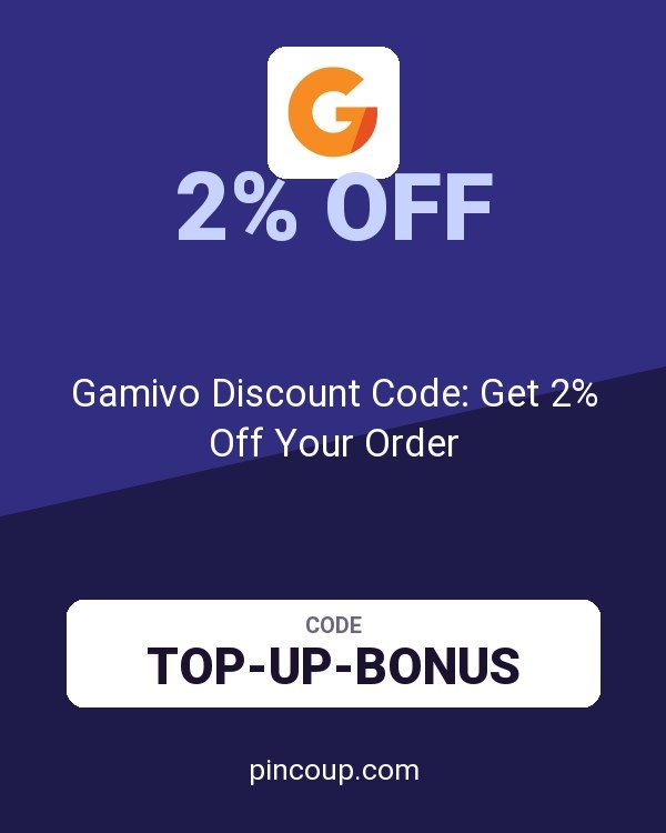 Gamivo Discount Code: Get 2% Off Your Order