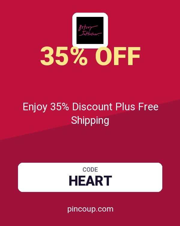Betsey Johnson coupon: Enjoy 35% Discount Plus Free Shipping