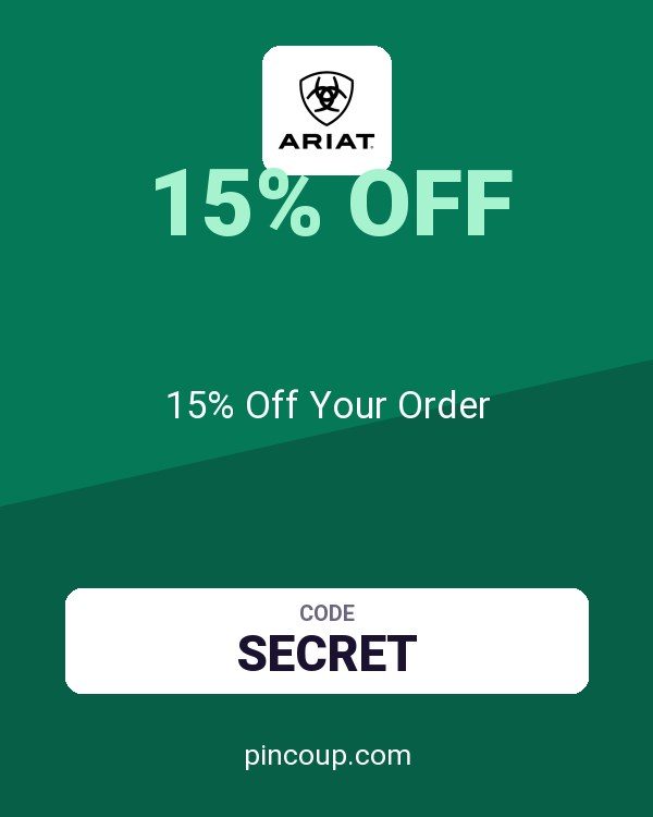 Ariat coupon: 15% Off Your Order