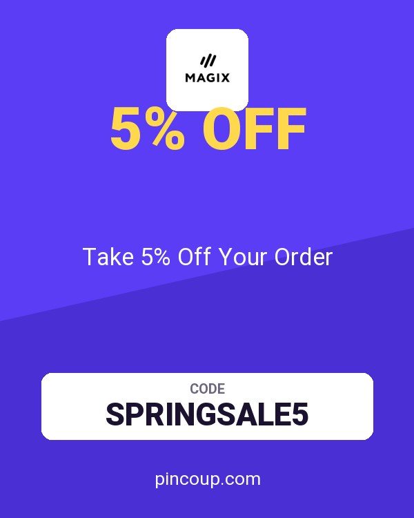 MAGIX & VEGAS Creative Software IT coupon: Take 5% Off Your Order