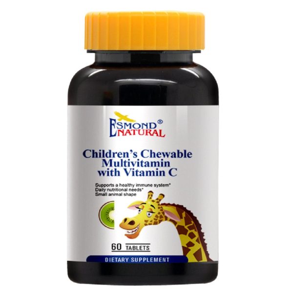 Children's Chewable Multivitamins with Vitamin C (Former Kiwi Fruit Complex), USA, FDA, GMP, NPAC-60 Tablets at Esmond Natural