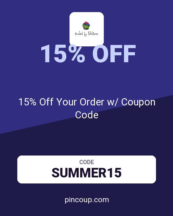 Baked by Melissa: 15% Off Your Order w/ Coupon Code