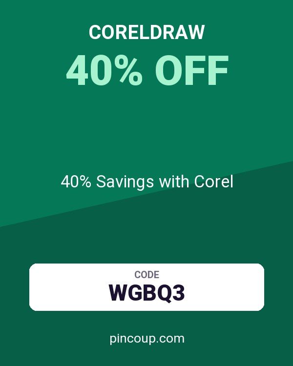 Coreldraw coupon: 40% Savings with Corel
