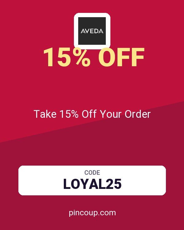 Aveda Corporation coupon: Take 15% Off Your Order