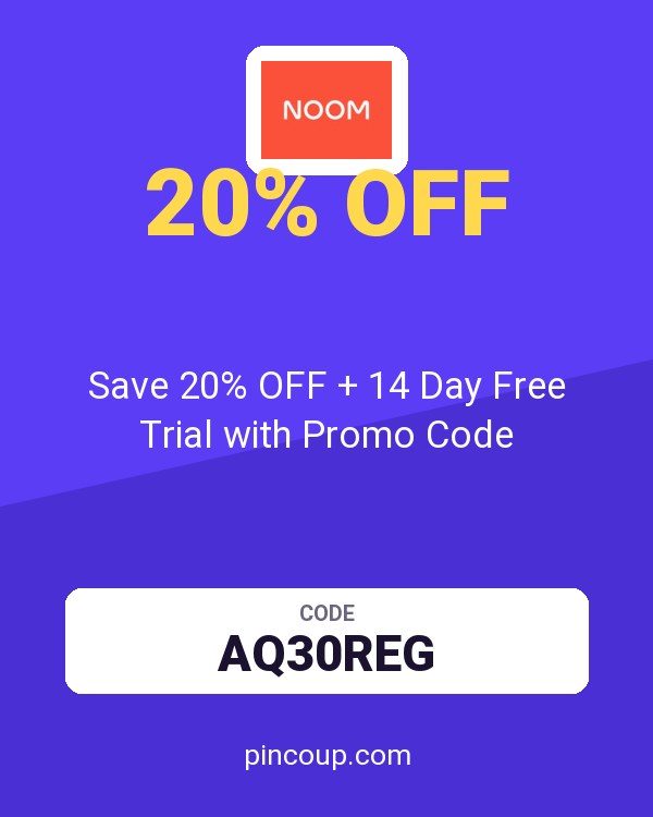 Noom coupon: Save 20% OFF + 14 Day Free Trial with Promo Code