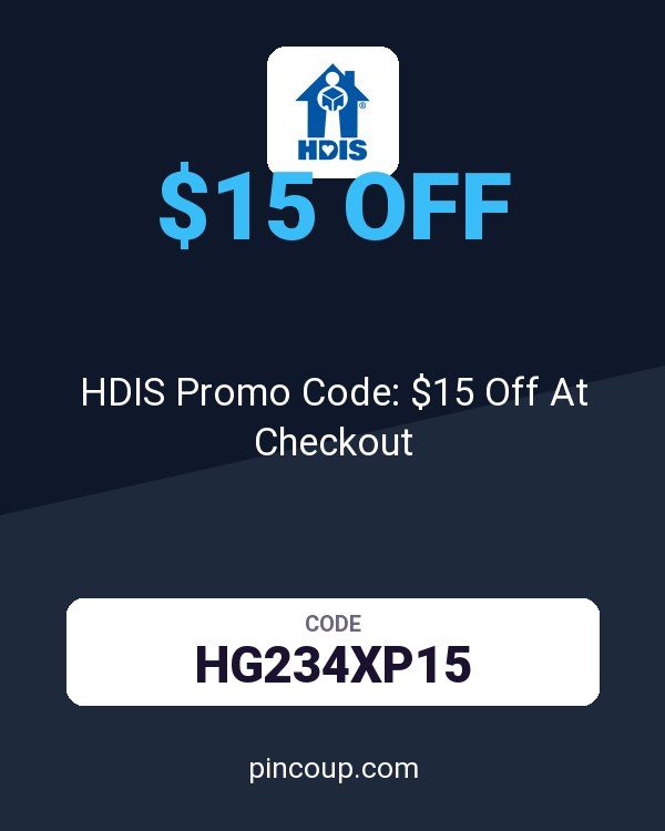HDIS Promo Code: $15 Off At Checkout